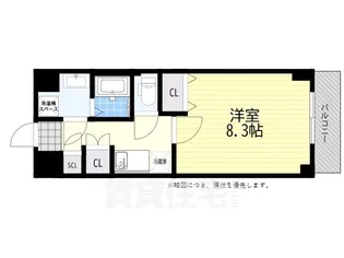 コンフォリア高槻【6階】の間取り