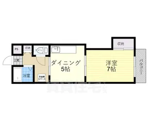 ソレイユ田川【205号室】の間取り