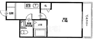 ランブラス桂水築町【3階】の間取り