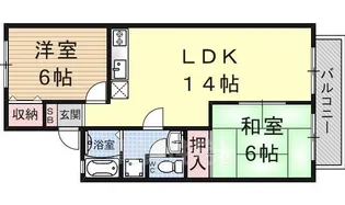 パストラル瀬田【2階】の間取り