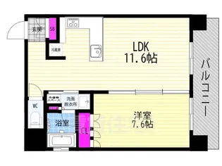 リーガル京都御所西5【3階】の間取り