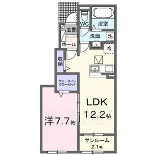 グラン・オーブ【1階】の間取り