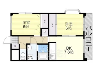 ルミエール2【5階】の間取り