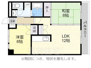 エクセル石仏【2階】の間取り