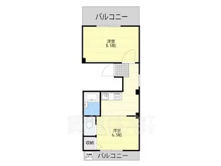 アドバンス【5階】の間取り