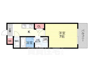 BERG FUJINOMORI【2階】の間取り