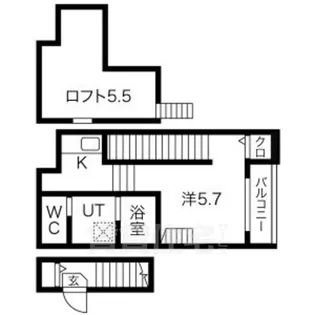 K・Dream堀田【2階】の間取り