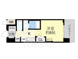 プレリスNEO大阪十三エルヴィオン【8階】の間取り
