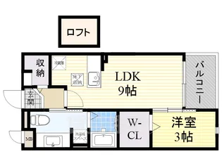 ブライトホルン【1階】の間取り