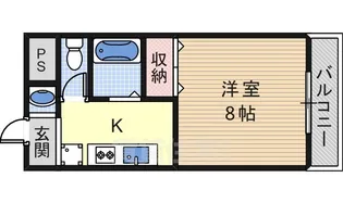 クリスタルマンション【2階】の間取り
