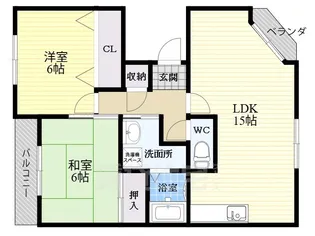 さくら館【4階】の間取り