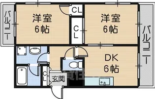 グレースメモリー立花【3階】の間取り