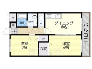 コンフォートM【102号室】の間取り