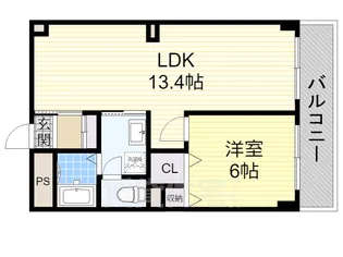ミシガンハウス浜大津【702号室】の間取り