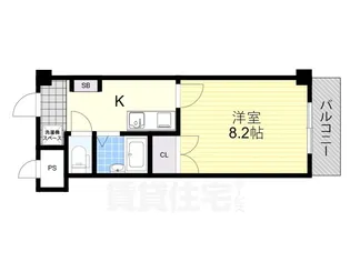 クレスト草津【10階】の間取り