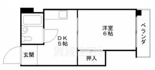 美光レジデンス【5階】の間取り