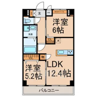 THE RESIDENCE SAKURAYAMA WEST【10階】の間取り