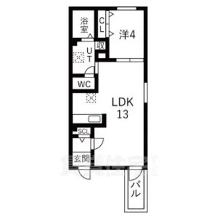 DEVELD荒子【3階】の間取り