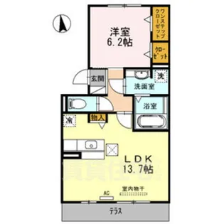 グランドール正徳【1階】の間取り