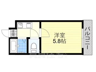 リエゾン塚口【2階】の間取り