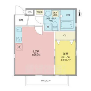 La vie en rose(ラヴィアンローズ)【2階】の間取り