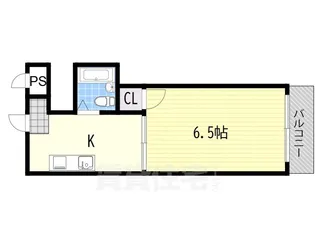 グリーンパレス楠葉【405号室】の間取り