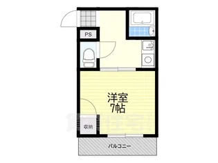 サンロイヤルみやこ【6階】の間取り