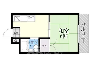 セントポリス山坂【1階】の間取り
