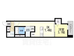 ハーモニーテラス鷹合【1階】の間取り
