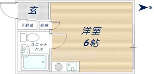 ハイツプチトマト【1階】の間取り