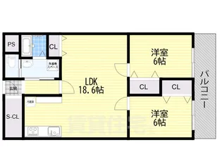 ローレルハイツ茨木総持寺1号棟【10階】の間取り
