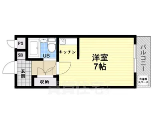ラ・メゾン【1階】の間取り
