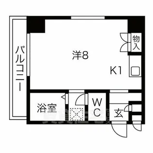ロべルージュマツイ【7階】の間取り