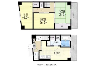 サザン神戸品川【4階】の間取り