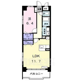 ファミール大山【2階】の間取り