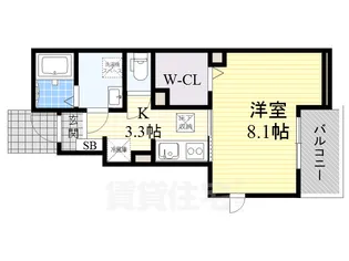 フローリッシュ A【1階】の間取り