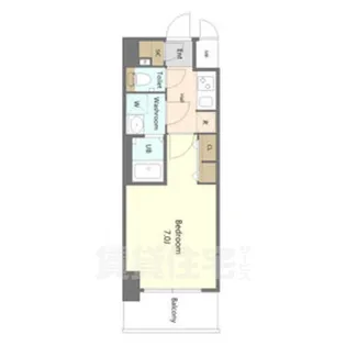 S-RESIDENCE名古屋菊井aline【7階】の間取り