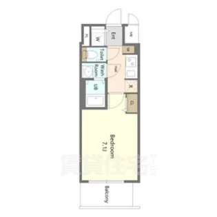 S-RESIDENCE名古屋菊井aline【11階】の間取り