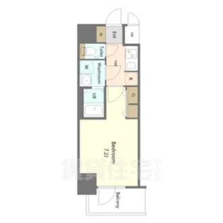 S-RESIDENCE名古屋菊井aline【12階】の間取り