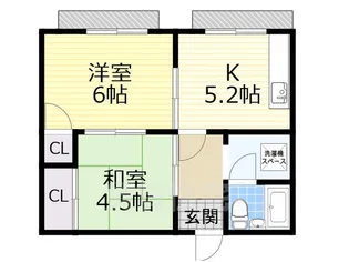 太平マンション8号館【3階】の間取り