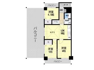 パールヒル尼崎【6階】の間取り