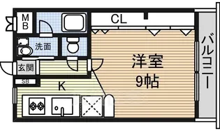 ミラシオン古渡【1階】の間取り