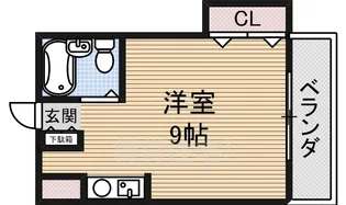 府中セントポーリア【3階】の間取り