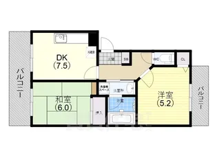 フルーレット1【103号室】の間取り