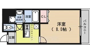 レーベンなぎの宮【9階】の間取り
