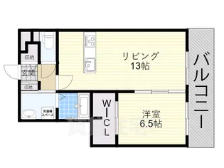 KRJ園田【3階】の間取り