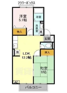 ミルキーウェイ【1階】の間取り