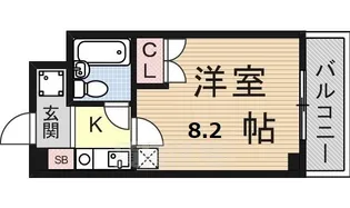 レイクシティ上笠2番館【5階】の間取り