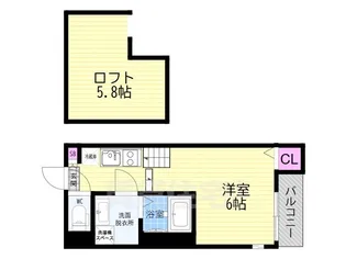 ハーモニーテラス景勝町2【1階】の間取り