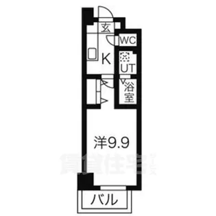 リシュドール鶴舞公園【3階】の間取り